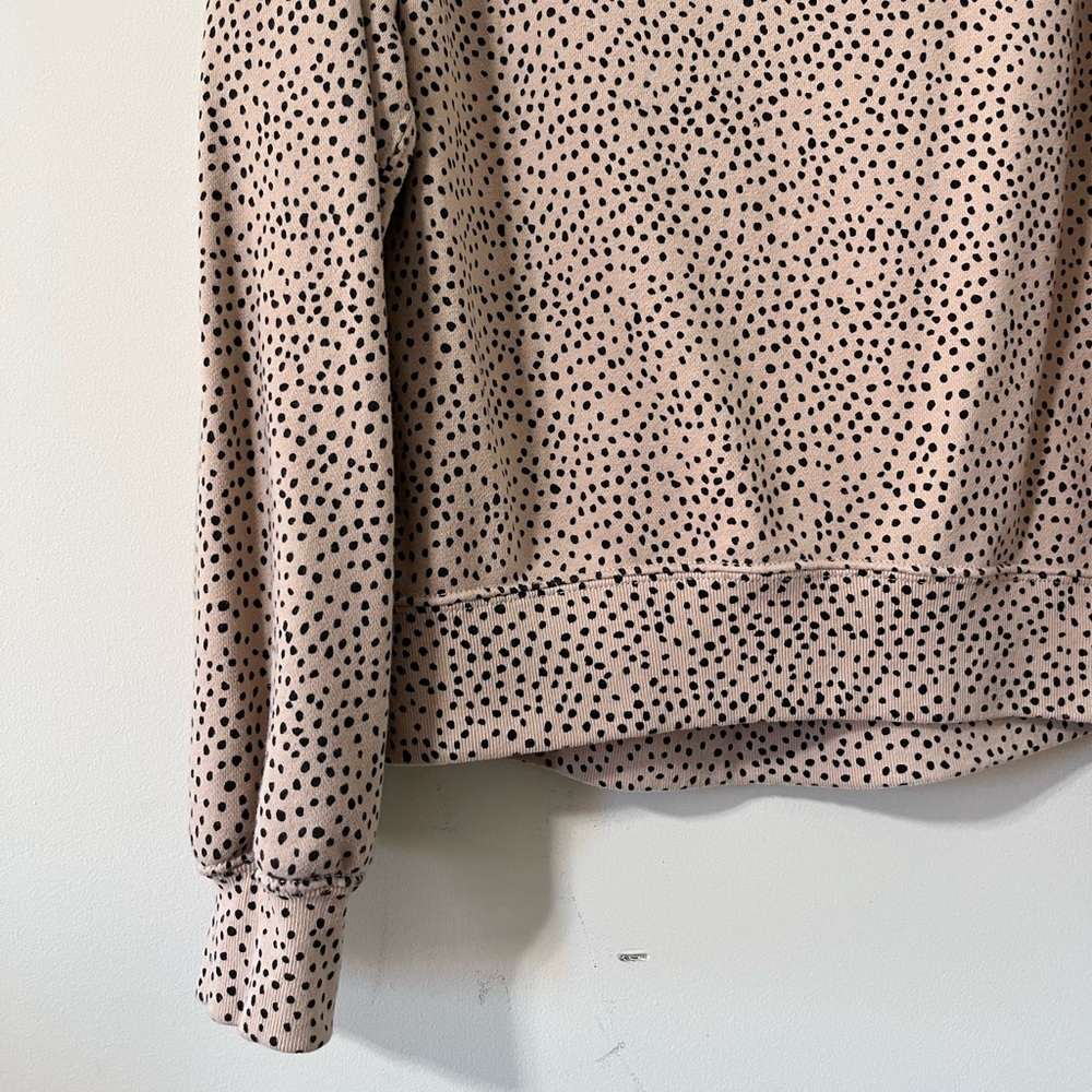 Abercrombie & Fitch Soft A&F Collection Boatneck Terry Leopard Sweatshirt Size S - Picture 4 of 10